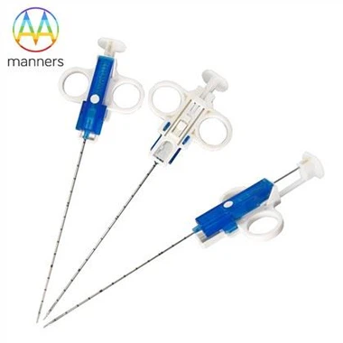 إبر خزعة من الأنسجة اللينة محملة بزنبرك