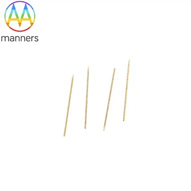 إبر مجهرية مطلية بالذهب عيار 24 قيراط