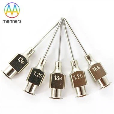 إبرة حقنة بيطرية من الفولاذ المقاوم للصدأ