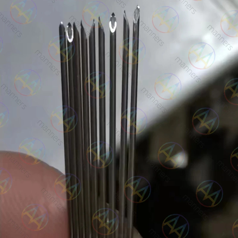 Elbow Pointed Needles