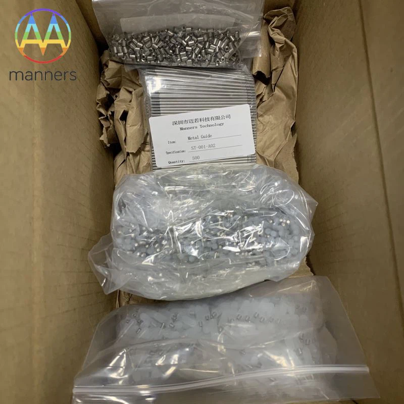 العميل إسرائيل 2000pcs مكونات دليل معدني مخصصة في انتظار الشحن عن طريق البحر ...