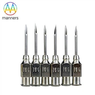 الفولاذ المقاوم للصدأ لوير قفل إبرة البيطرية