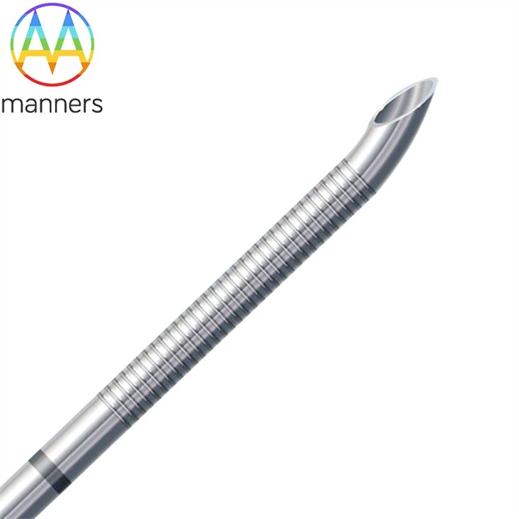الفولاذ المقاوم للصدأ 316 Tuohy Cannula