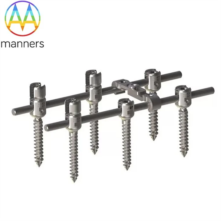 Titanium Pedicle Screws Polyaxial Orthopedic Spine Implant